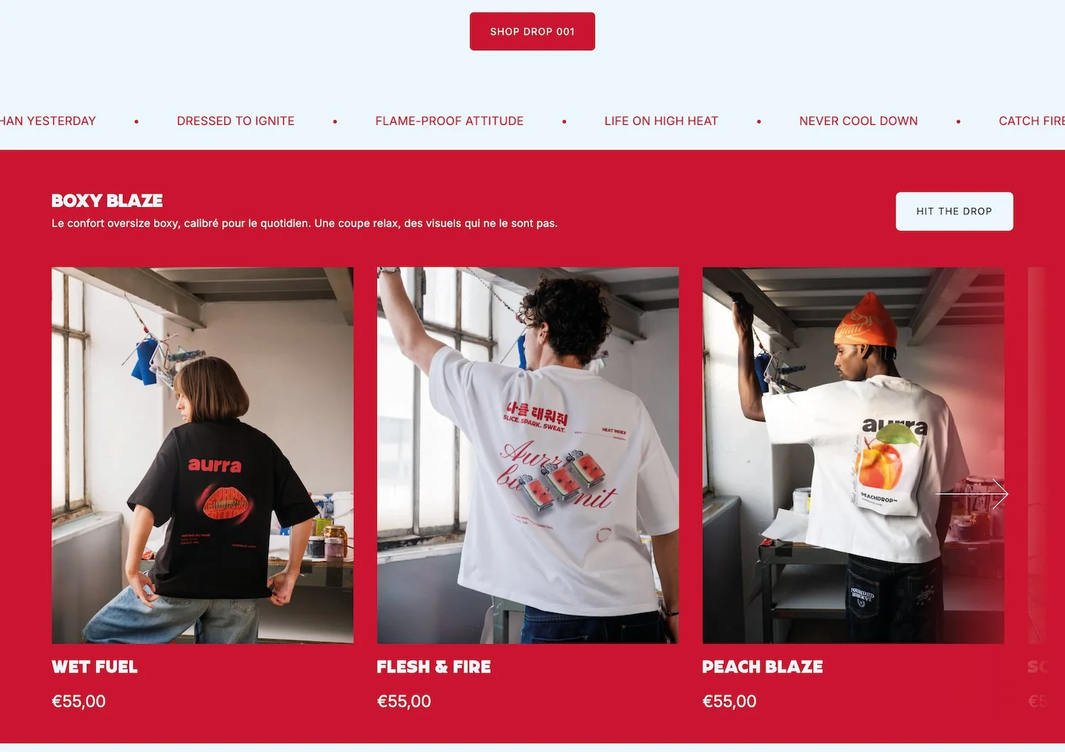 Aurra Clothing — collection Boxy Blaze