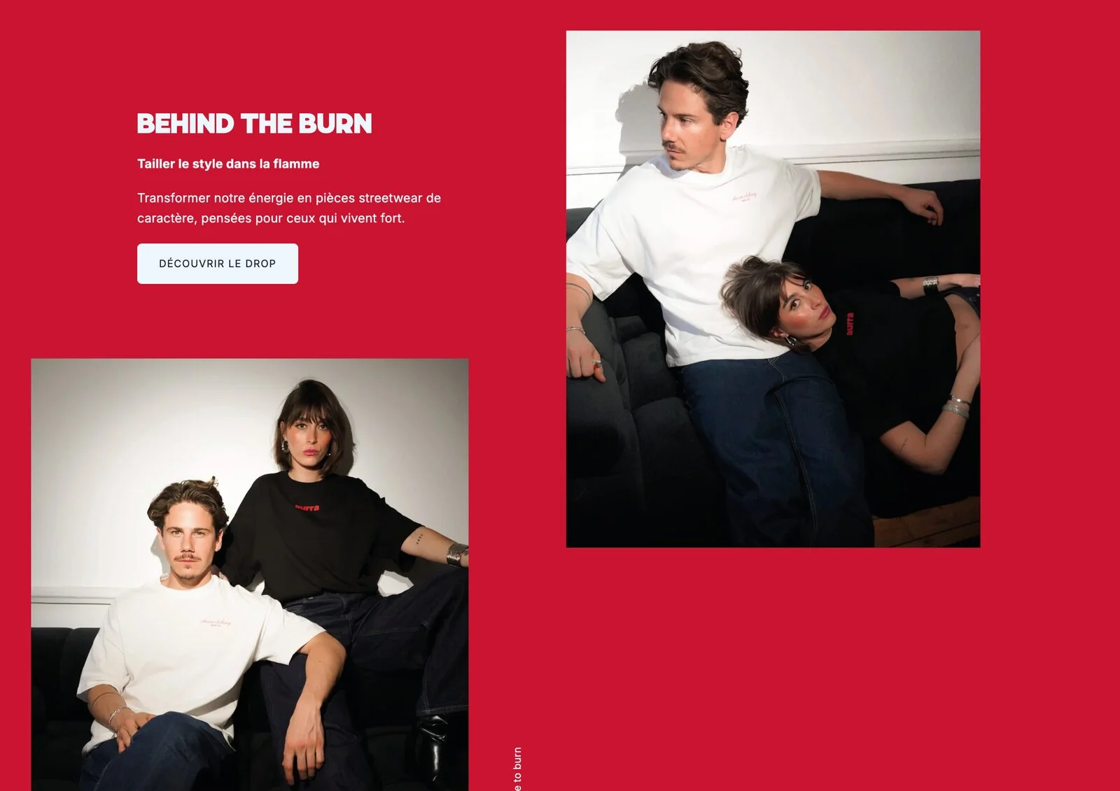 Aurra Clothing — direction artistique Behind the burn