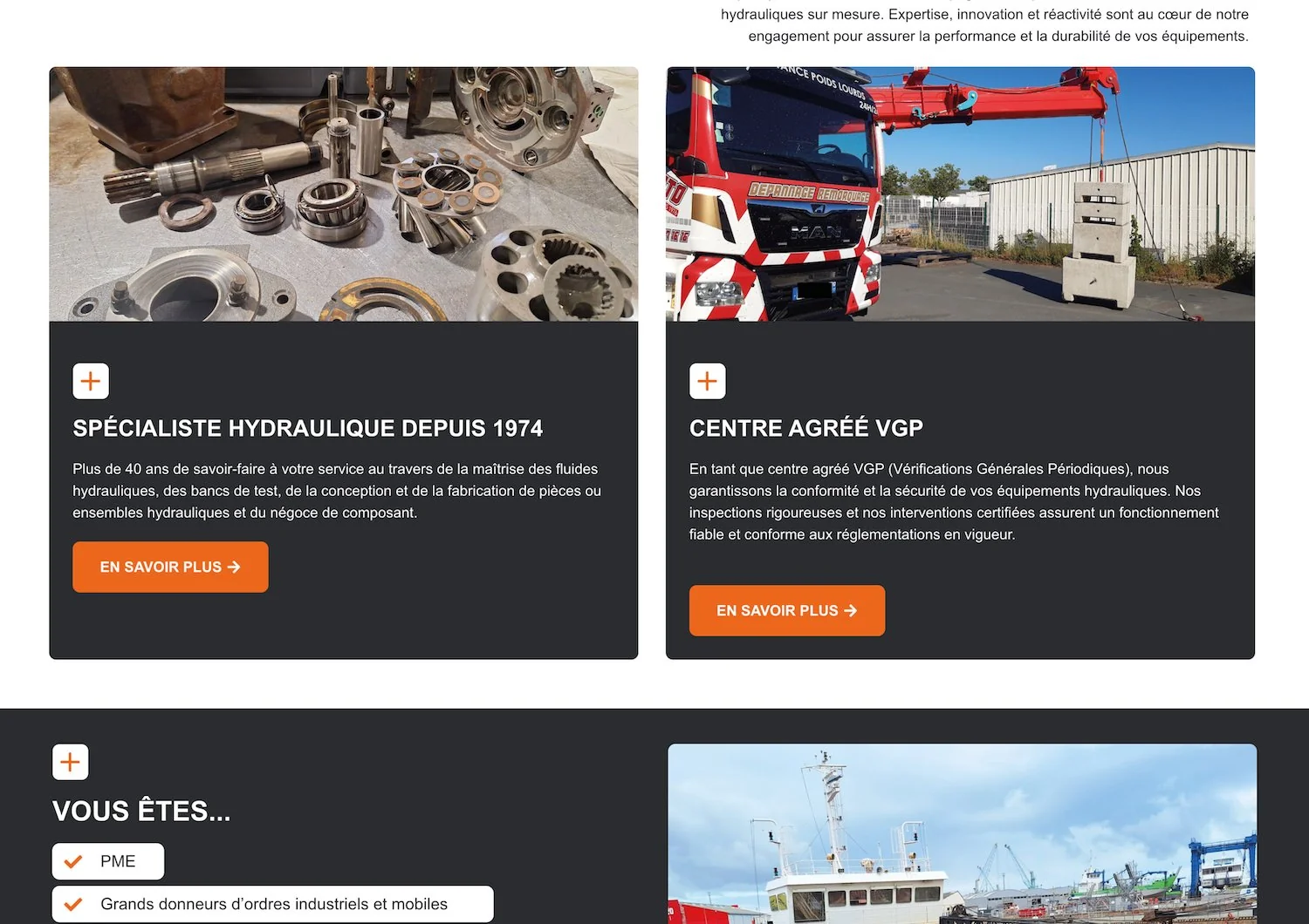 Hydro Application — expertise et certifications