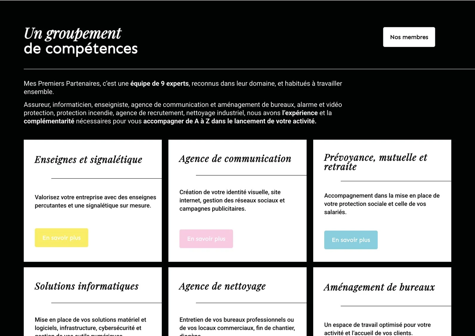 Mes Premiers Partenaires — groupement de compétences