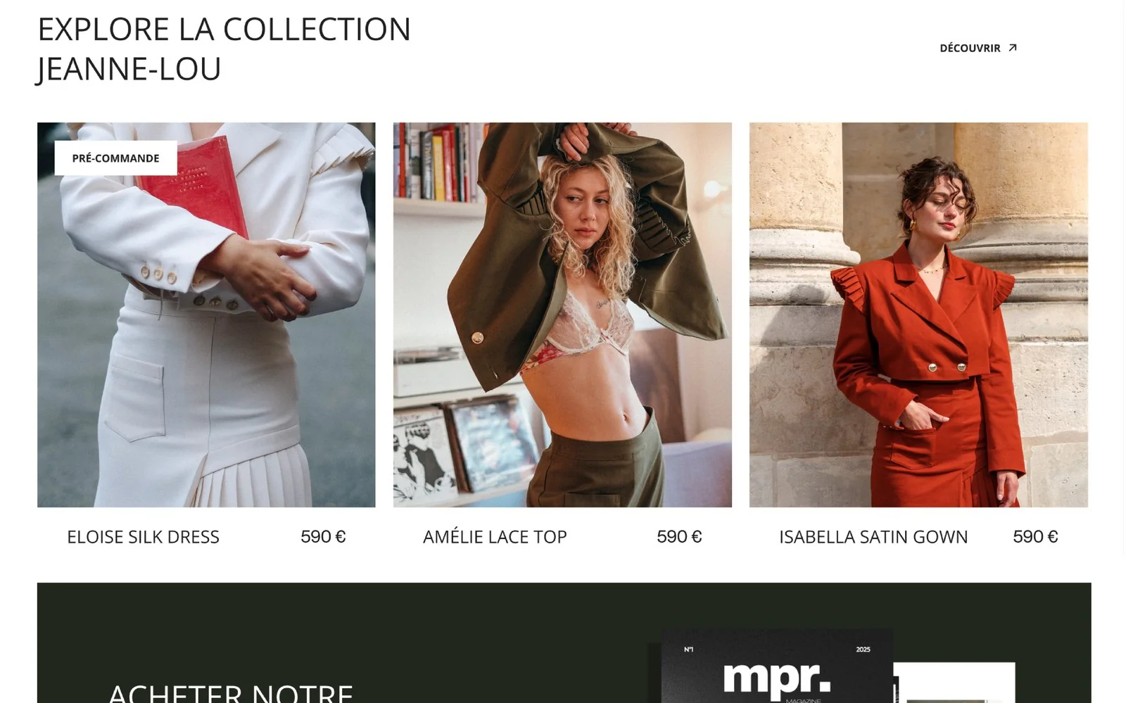 MPR — collection Jeanne-Lou